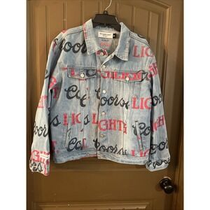 The Laundry Room  Denim Jacket Coors Light,  M